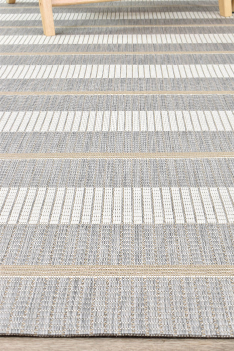 Alma Line Grey Cream rug