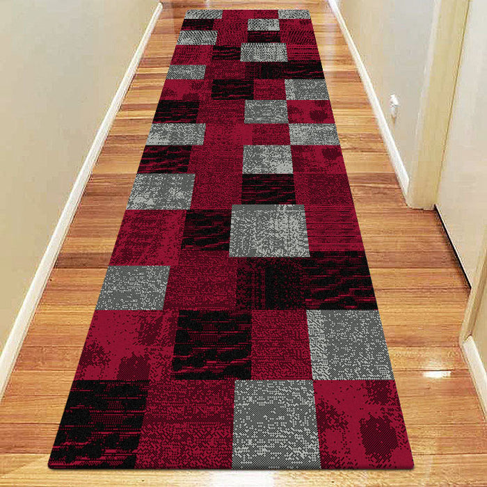 Beantown Patch Red Rug