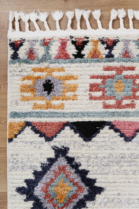 Bohemia Moroccan Tribal Tile Multi Rug