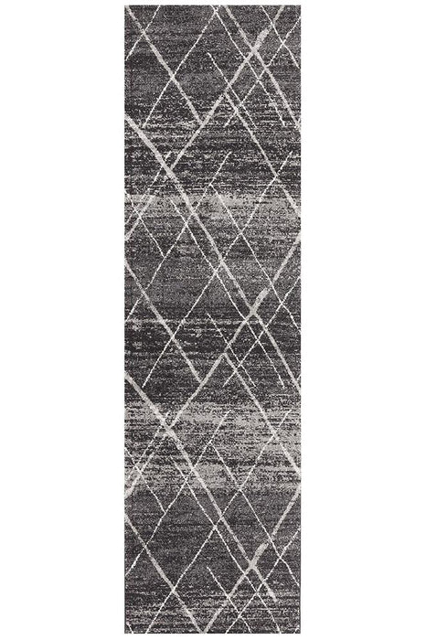 Gynama Charcoal Contemporary Rug