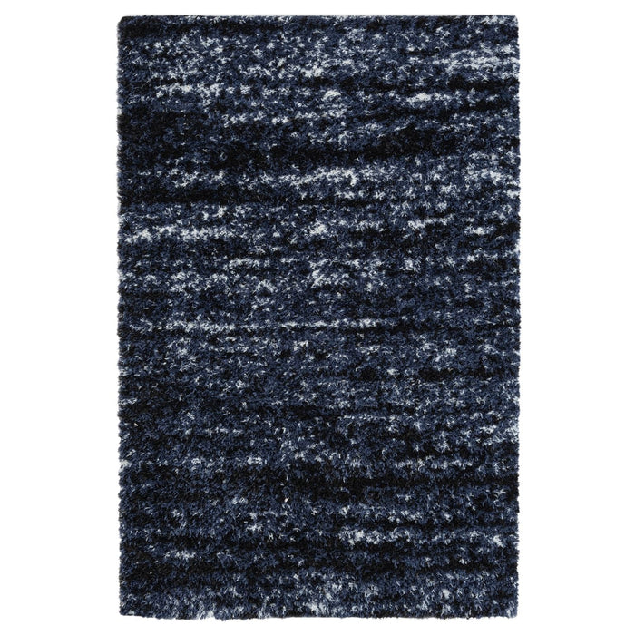 Deluxe Lavage Blue Shaggy Rug