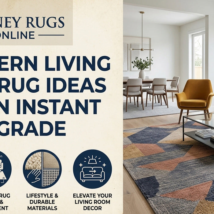 15 Modern Living Room Rug Ideas for an Instant Upgrade