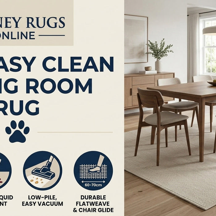 Best Easy Clean Dining Room Rug