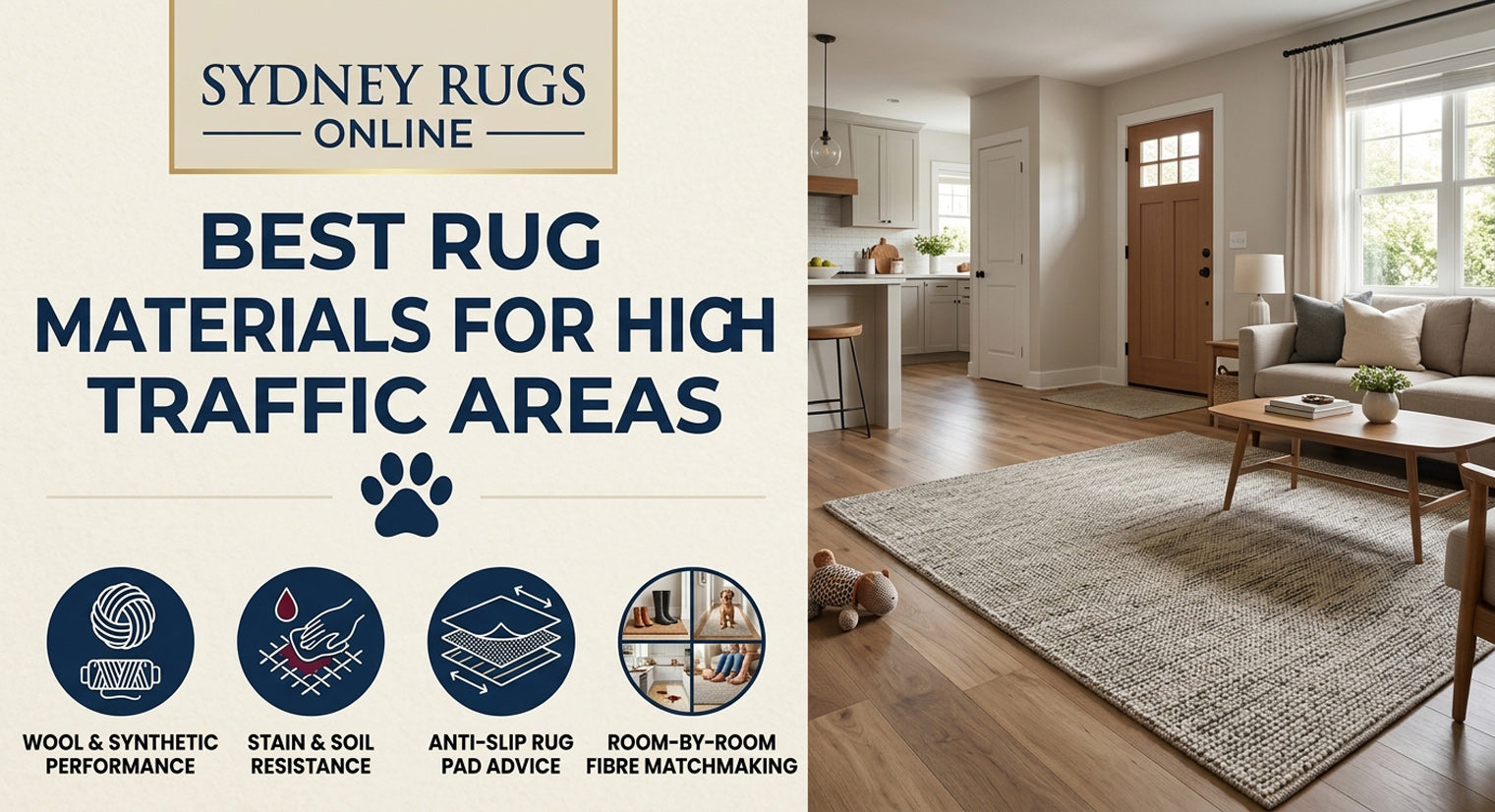 Best Rug Materials for High Traffic Areas