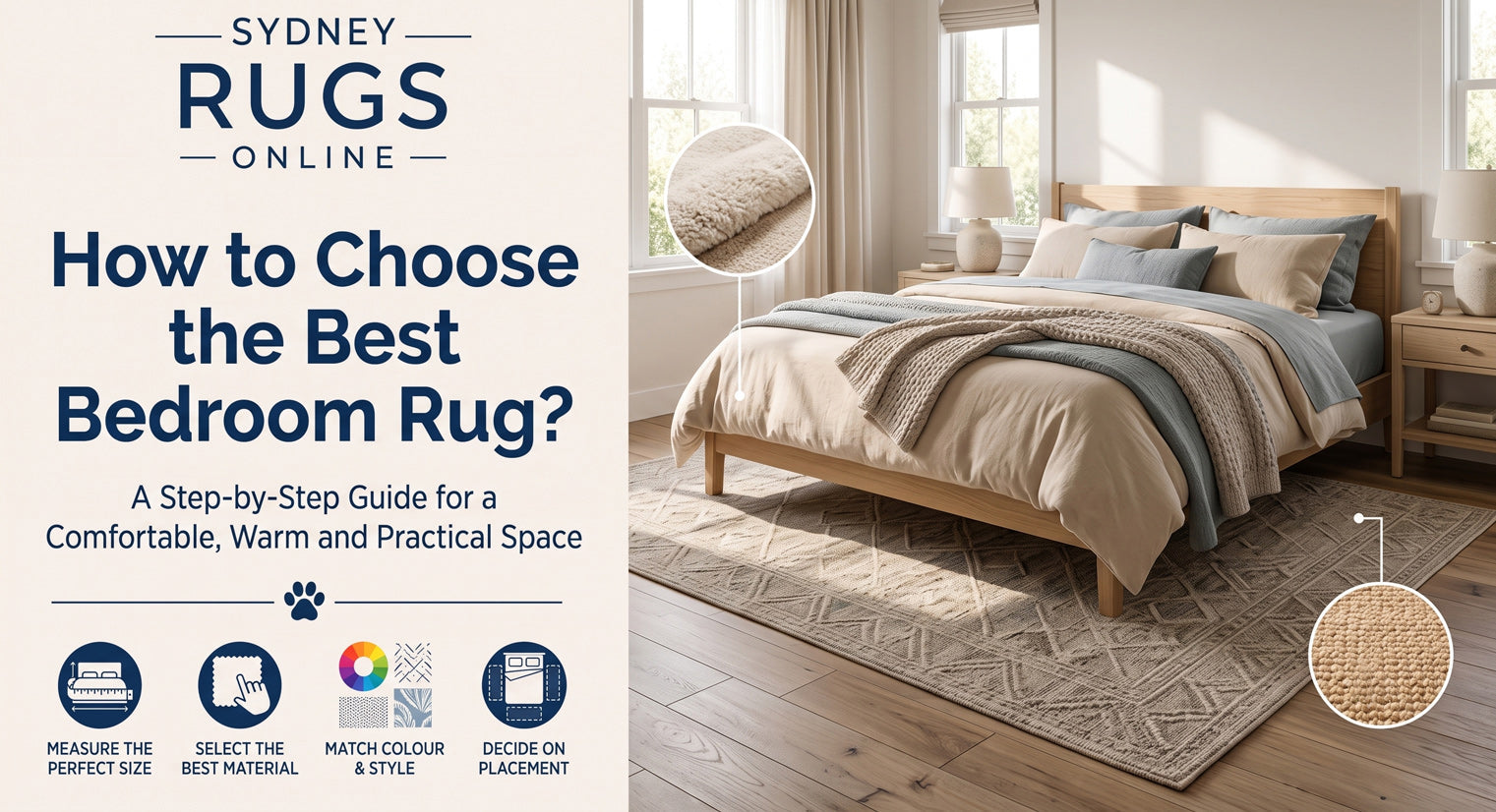 How to Choose the Best Bedroom Rug