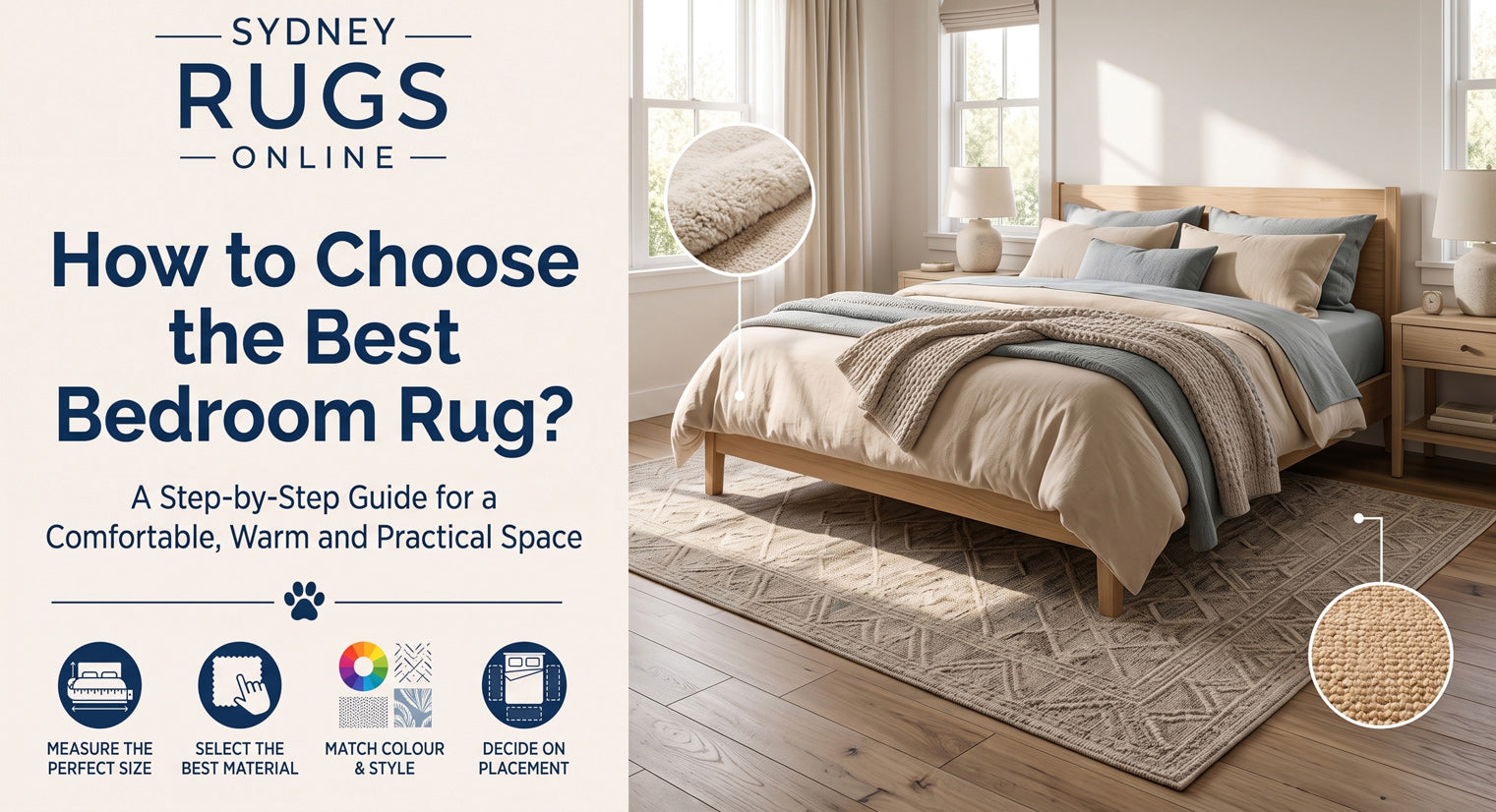 How to Choose the Best Bedroom Rug