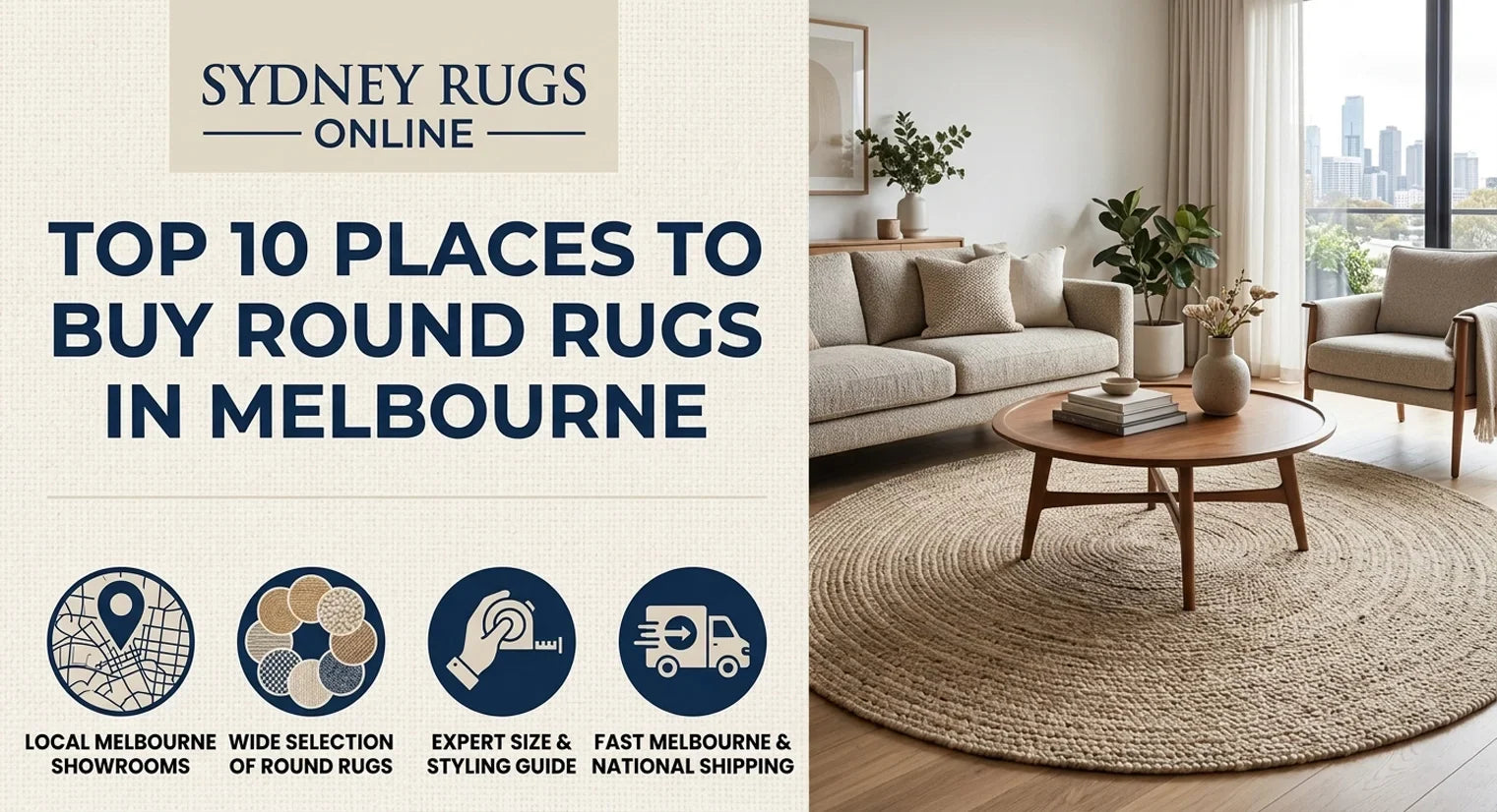 Top 10 Places to Buy Round Rugs in Melbourne