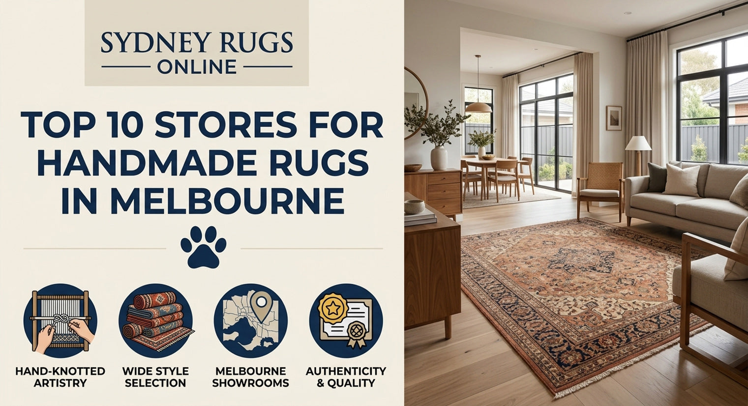 Top 10 Stores for Handmade Rugs in Melbourne