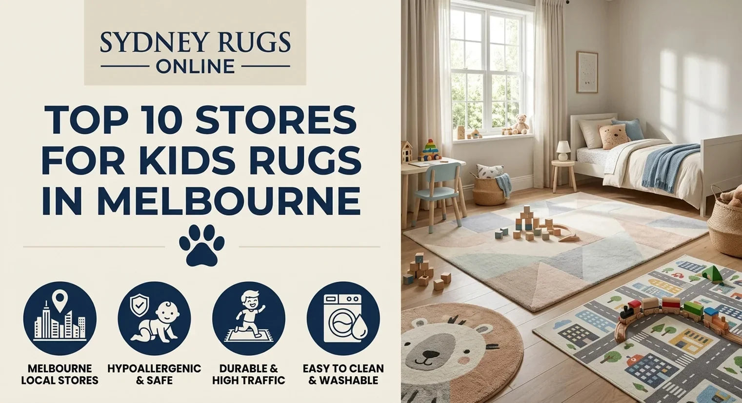 Top 10 Stores for Kids Rugs in Melbourne