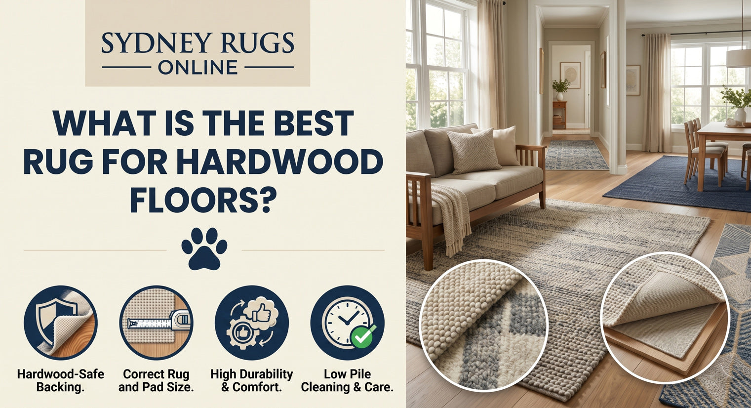 What Is The Best Rug for Hardwood Floors?