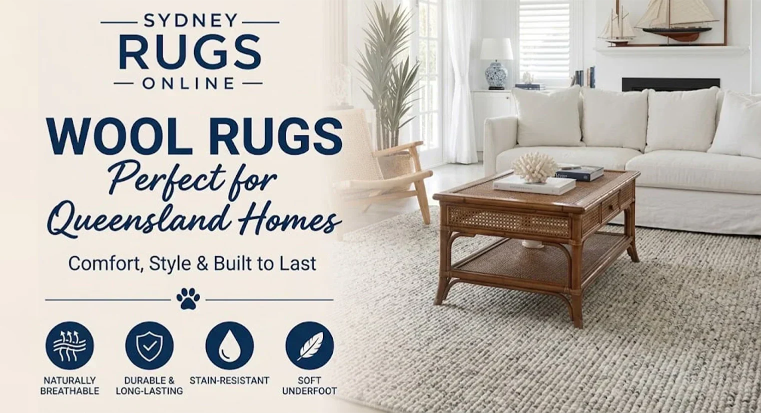 Wool Rugs Perfect for Queensland Homes