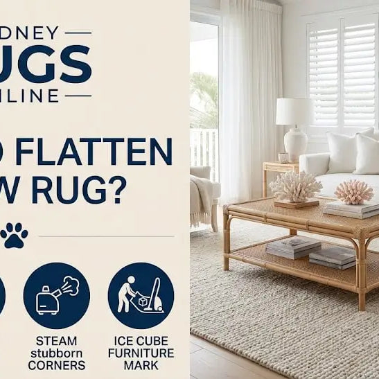 How to flatten a new rug? Tips for your rug to shine