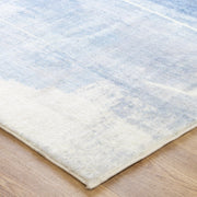 Drizzle Abstract Blue Rug