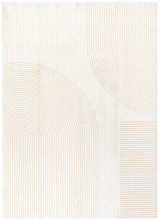 Drizzle Heat Cream Beige Rug