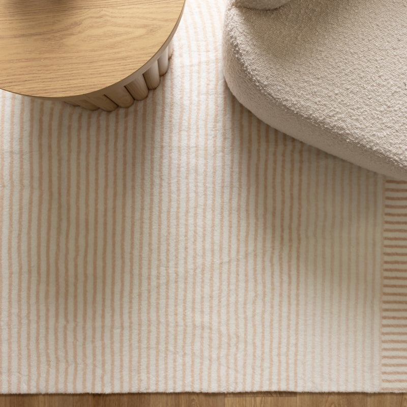 Drizzle Heat Cream Beige Rug