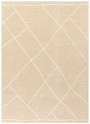 Drizzle Diamonds Beige Rug