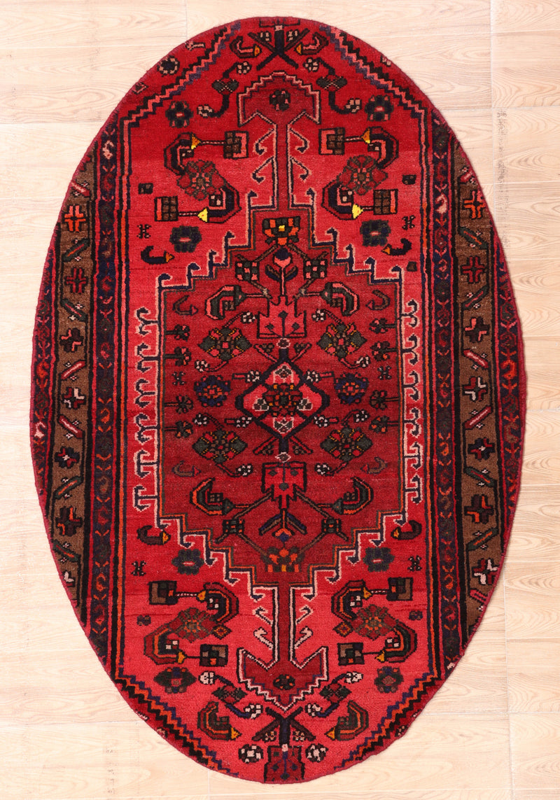 Afshon SY34 Hamedan Red Rug