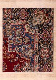 Afshon SY36 Yazd Red Blue Rug