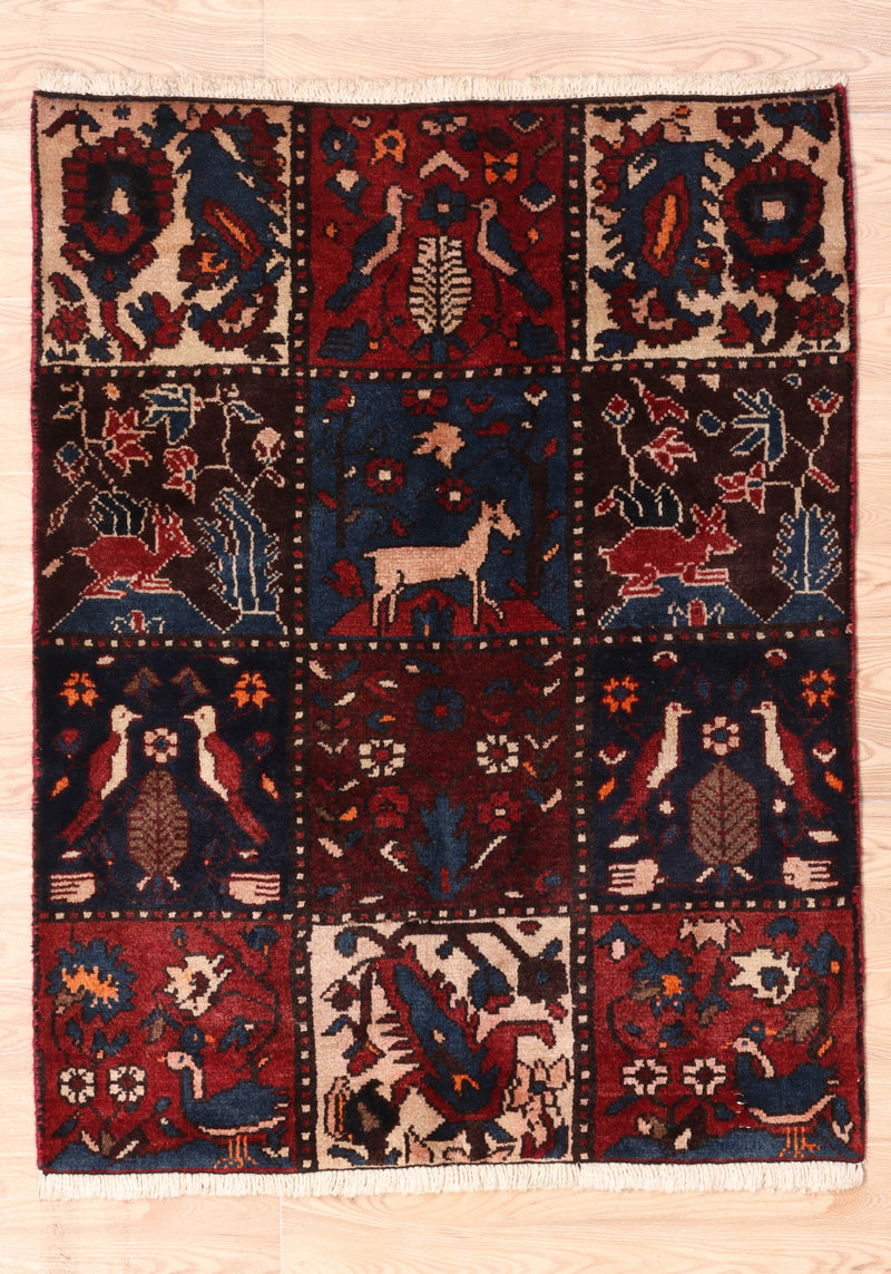 Afshon SY38 Compartment Multi Colour Rug