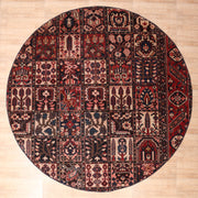 Afshon Bakhtiar Patch Blue Red Rug