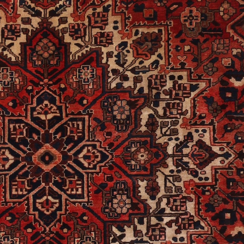 Afshon SY52 Medallion Vintage Red Brown Rug