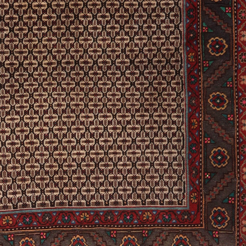 Afshon SY48 boarder Beige Brown Rug