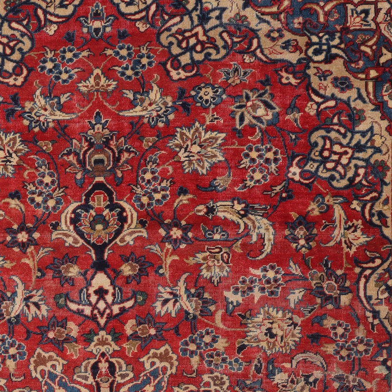 Afshon SY61  Corner Red Round Rug