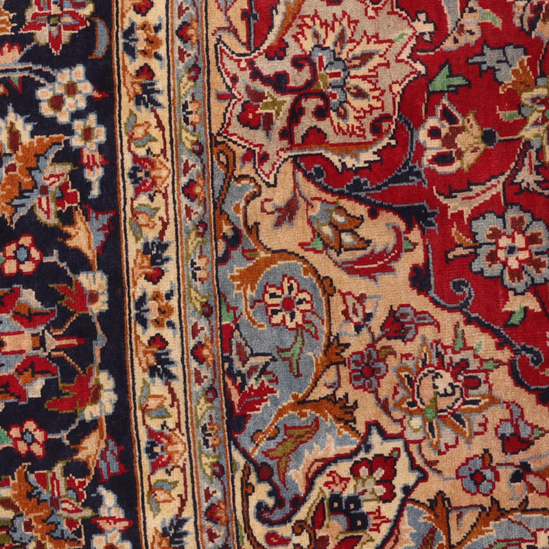 Afshon SY65 Red Blue Round Rug