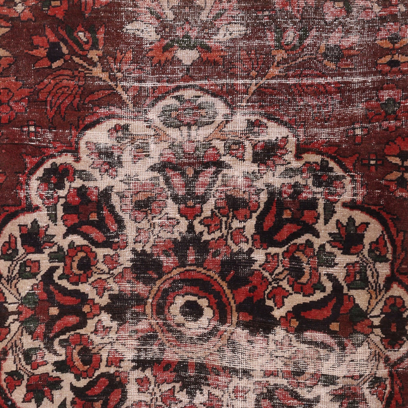 Afshon SY56 Vintage Flower Black Red Rug