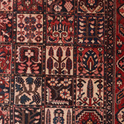 Afshon Bakhtiar Patch Blue Red Rug