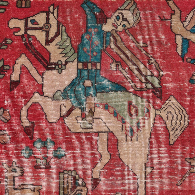 Afshon SY55 Hunting Red Rug