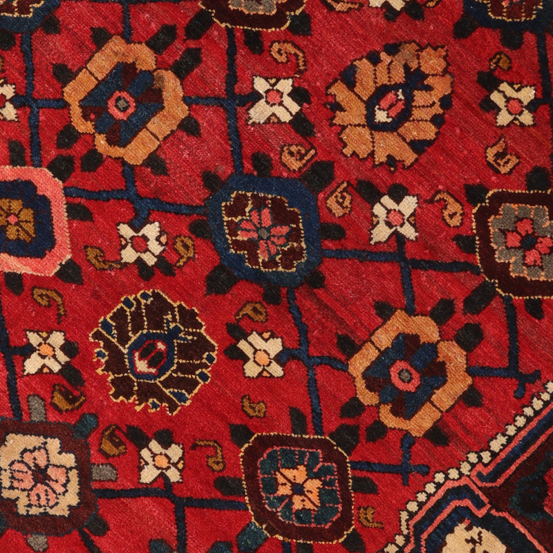 Afshon SY64 Red Black Oval Rug