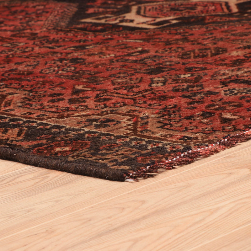 Afshon SY35 Shiraz Red Black Rug