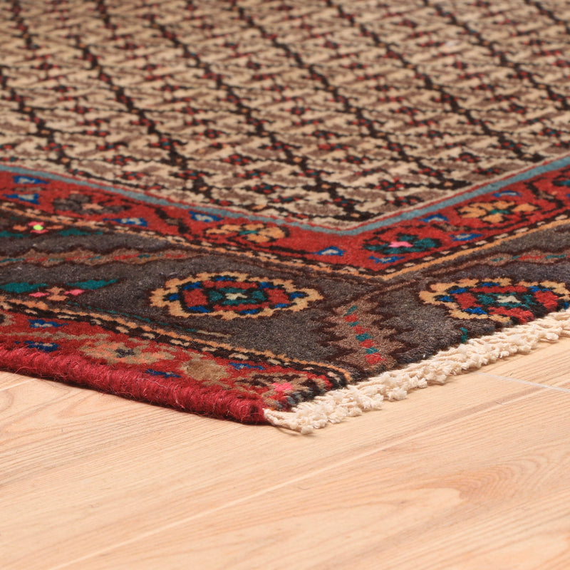 Afshon SY48 boarder Beige Brown Rug