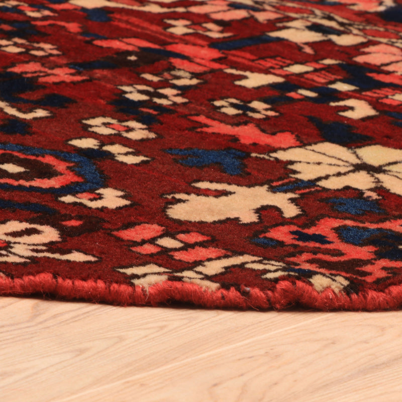 Afshon SY68 Red Black Oval Rug