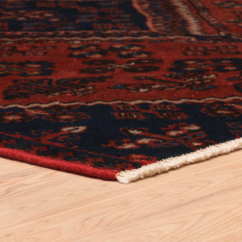 Afshon SY53 Medallion Red Navy Rug