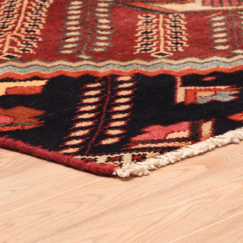 Afshon SY54 Medallion Red Rug