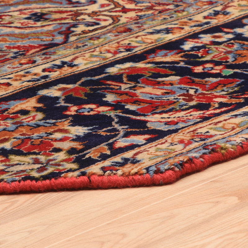 Afshon SY65 Red Blue Round Rug