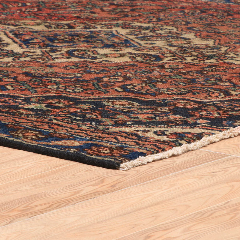 Afshon Persian Hamadan Rust Blue Rug