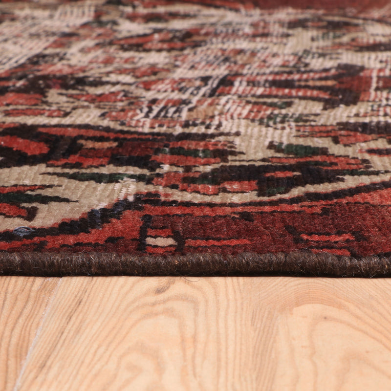 Afshon SY56 Vintage Flower Black Red Rug