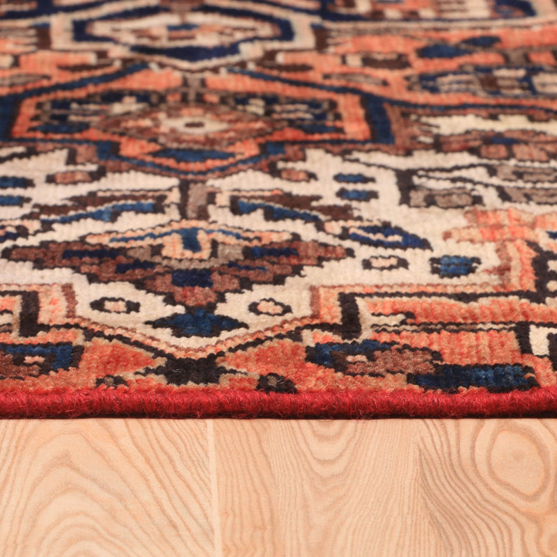 Afshon SY52 Medallion Vintage Red Brown Rug