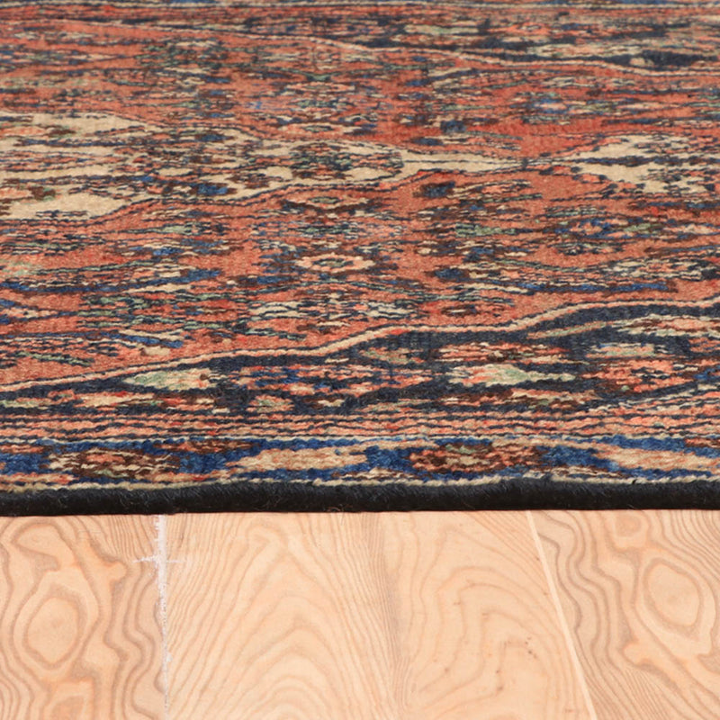 Afshon Persian Hamadan Rust Blue Rug