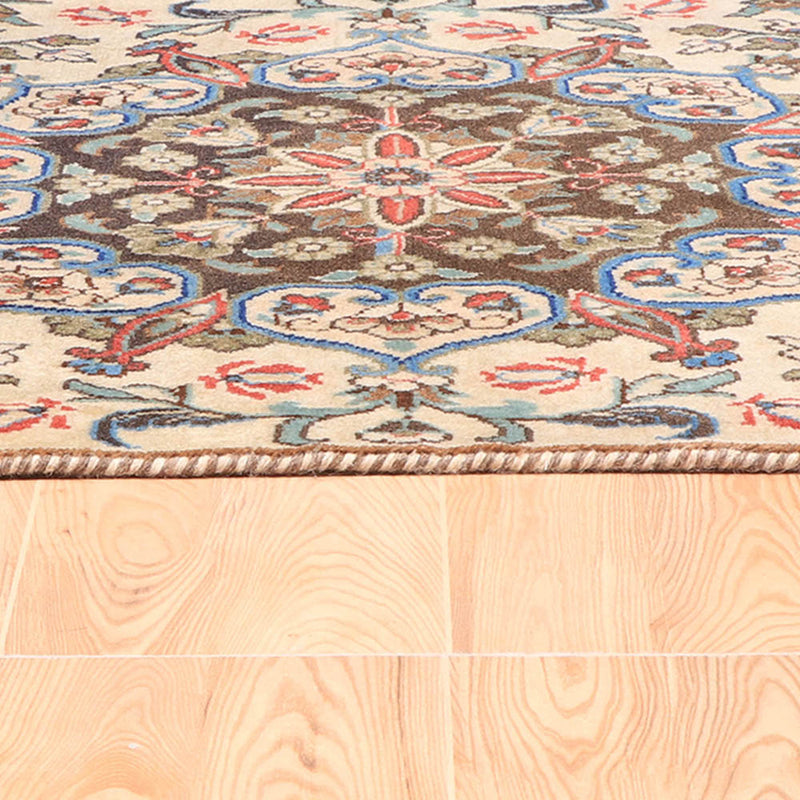 Afshon Persian Kashmar Cream Blue Rug