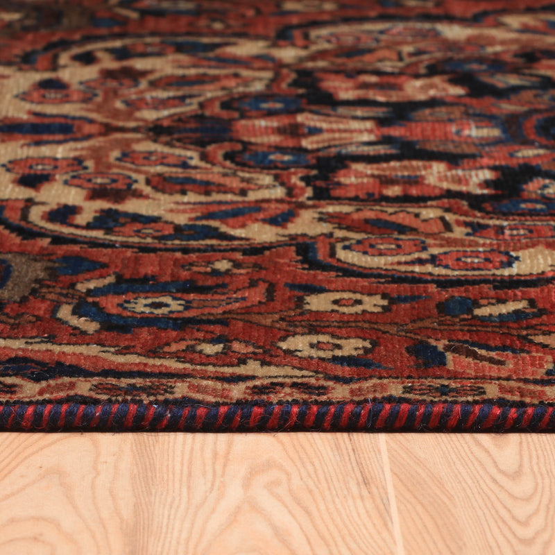 Afshon SY51 Medallion Vintage Red Brown Rug
