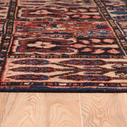 Afshon Bakhtiar Patch Blue Red Rug