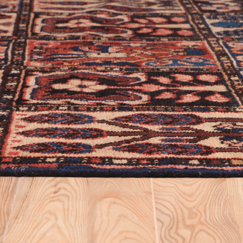 Afshon Bakhtiar Patch Blue Red Rug