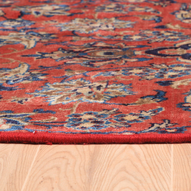 Afshon SY61  Corner Red Round Rug