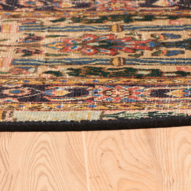 Afshon SY71 Ston WashBeige Black Rug