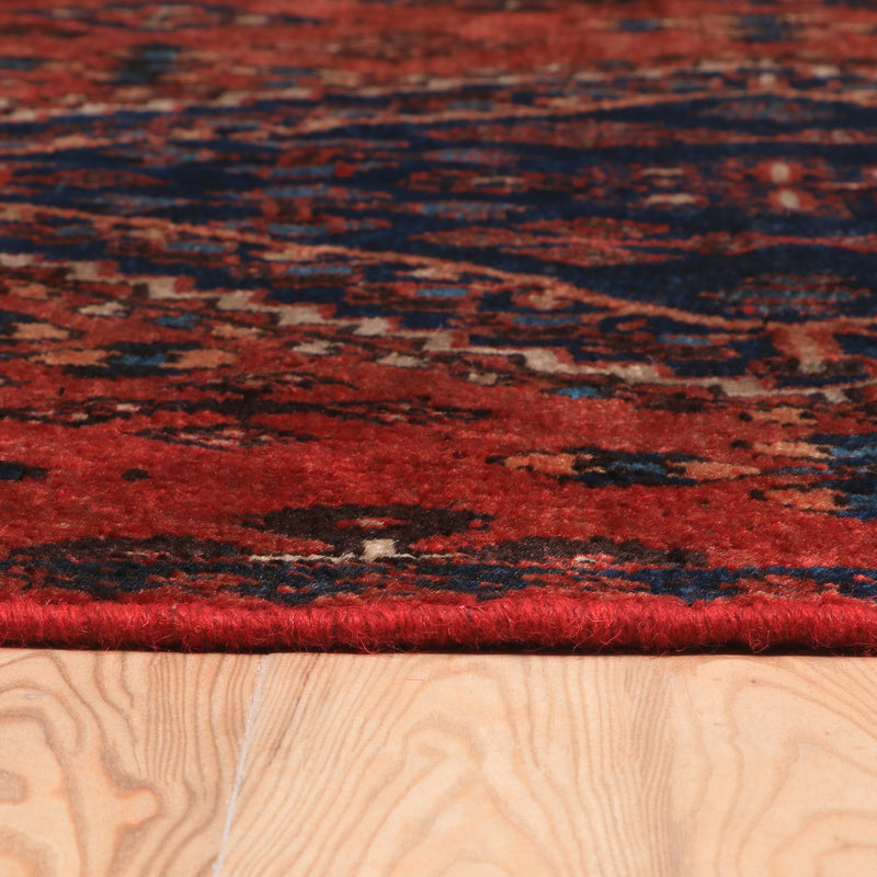 Afshon SY53 Medallion Red Navy Rug