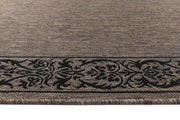 Sisalo Flower Bordered Beige Rug